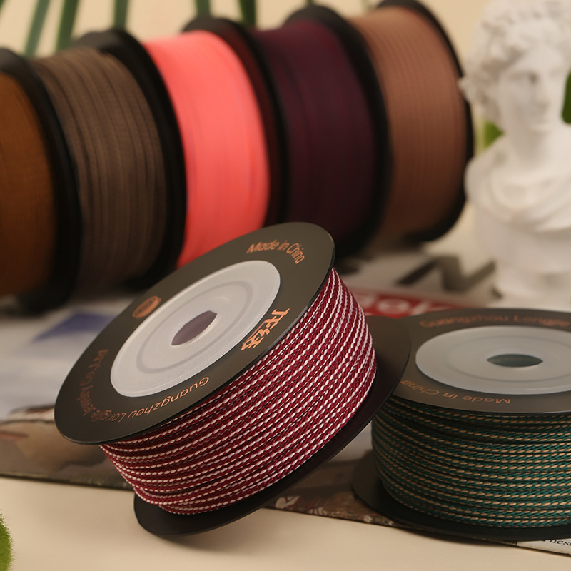 Dragon Knot Dragon Whisker Line Rankų darbo ledinės šilko siūlai — tinkama apyrankėms, plaukų aksesuarams, kutoms ir siuvimui