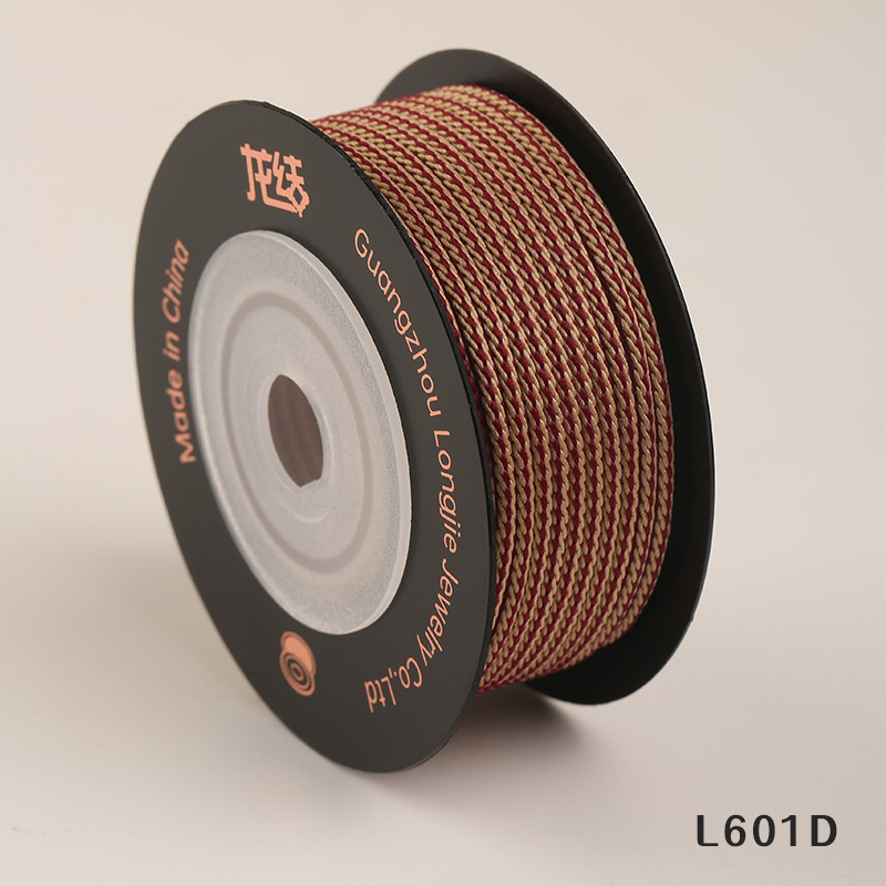 Dragon Knot Dragon Whisker Line Rankų darbo ledinės šilko siūlai — tinkama apyrankėms, plaukų aksesuarams, kutoms ir siuvimui