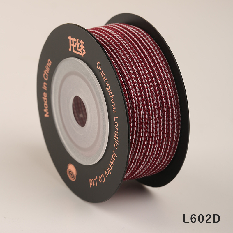 Dragon Knot Dragon Whisker Line Rankų darbo ledinės šilko siūlai — tinkama apyrankėms, plaukų aksesuarams, kutoms ir siuvimui