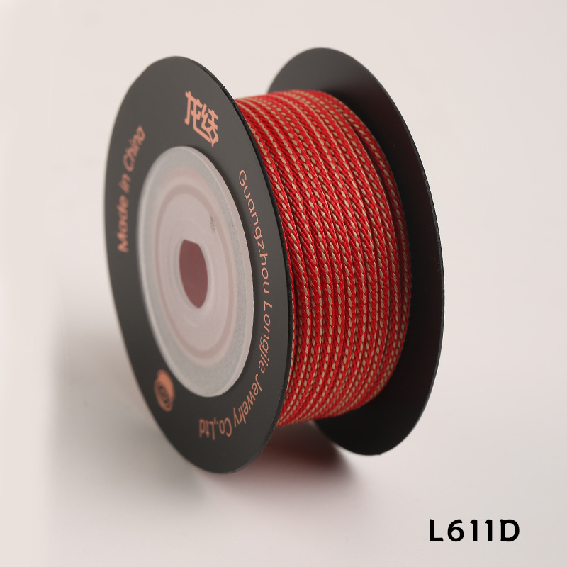 Dragon Knot Dragon Whisker Line Rankų darbo ledinės šilko siūlai — tinkama apyrankėms, plaukų aksesuarams, kutoms ir siuvimui