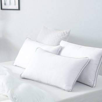 Memorinių putų pagalvė, stačiakampio formos, svoris 0.55-1.0 kg, poliesterio pluošto užvalkalas, atminties putų branduolys