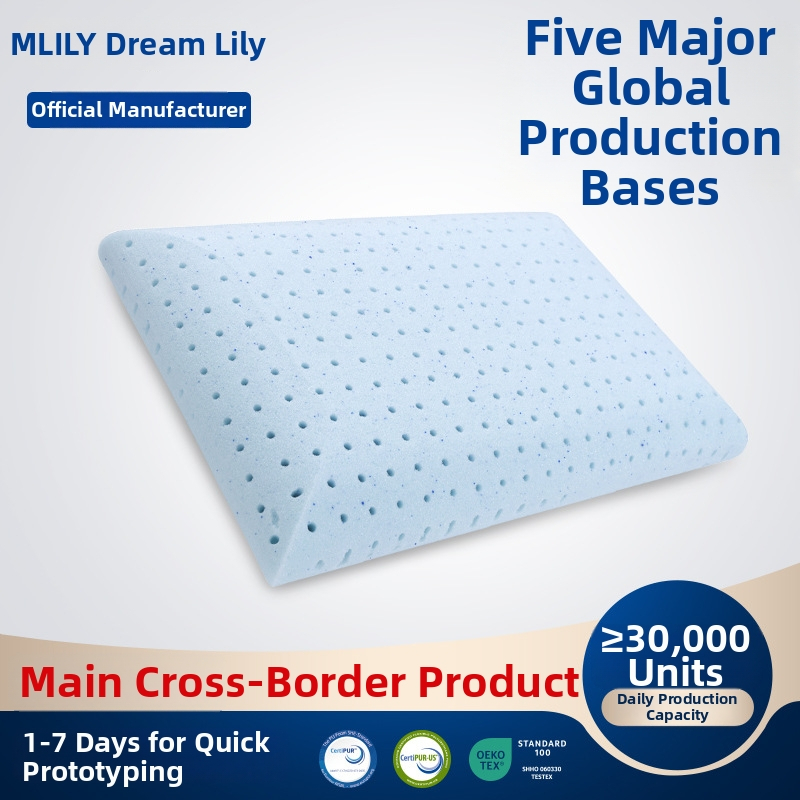 Mäluvahtpadi, ristkülikukujuline, kaal 0.55-1.0 kg, polüesterkiudude kate, mäluvahtide südamik