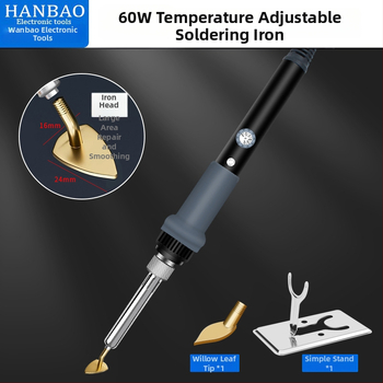 Mini elektrinis lygintuvas su reguliuojama temperatūra lėlės drabužių gamybai