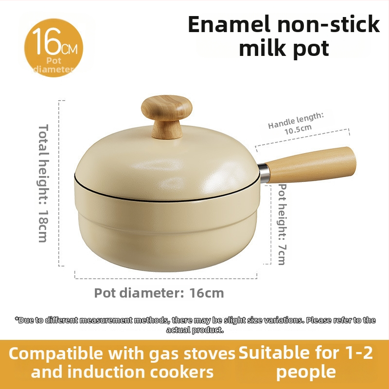 Pieno puodas su emaliuota keramikos danga, geležies korpusas, nelipantis paviršius, stiklinis dangtis, viskas viename sriubų puode