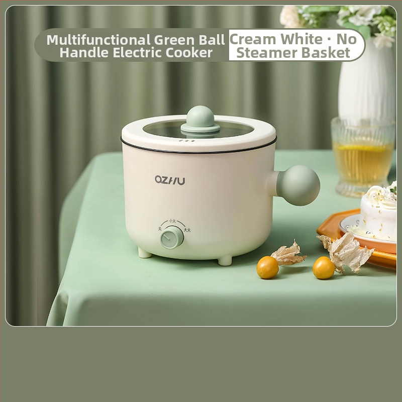 Elektrinė kepimo puodukas su kamuoliuko rankena, DTM-ball modelis, talpa iki 2 L, 2–3 asmenims, juoda keraminė neprilimpančios vidinės dalies, valdymas mygtuku, izoliacija ir greitas garavimas