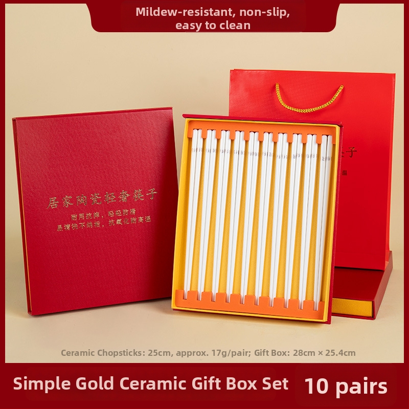 Porcelanski štapići za jelo – svijetlo luksuzni retro stil, cvjetni uzorak, uključena poklon kutija, moguć ispis logotipa