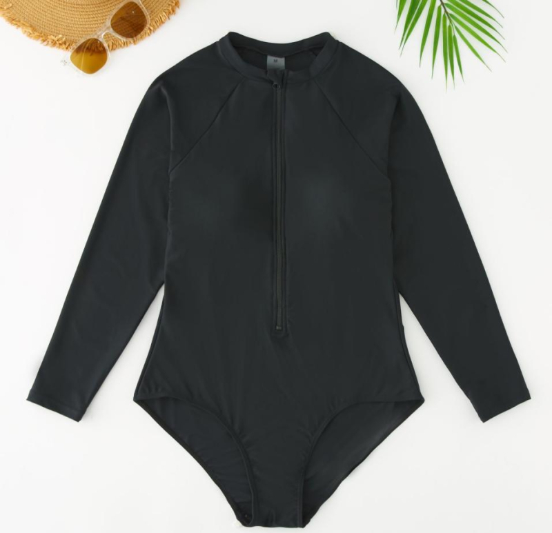 Γυναικείος ολόσωμος μαγιό με επένδυση στο στήθος, 82% νάιλον ύφασμα, φλοράλ μοτίβο