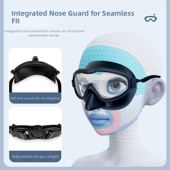 More Waves ujumisprillid polükarbonaatlencidega täiskasvanutele, sobivad privaatsele märgistusele