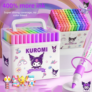 Chalk Time akriliniai markeriai – nepermatomi, sulankstomi, rinkinys pradinėms klasėms