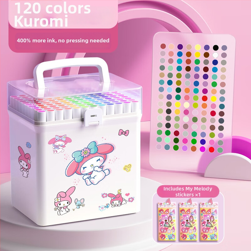 Chalk Time akriliniai markeriai – nepermatomi, sulankstomi, rinkinys pradinėms klasėms