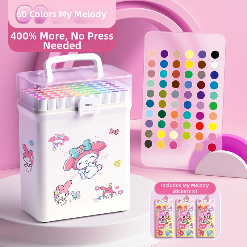 Chalk Time akriliniai markeriai – nepermatomi, sulankstomi, rinkinys pradinėms klasėms