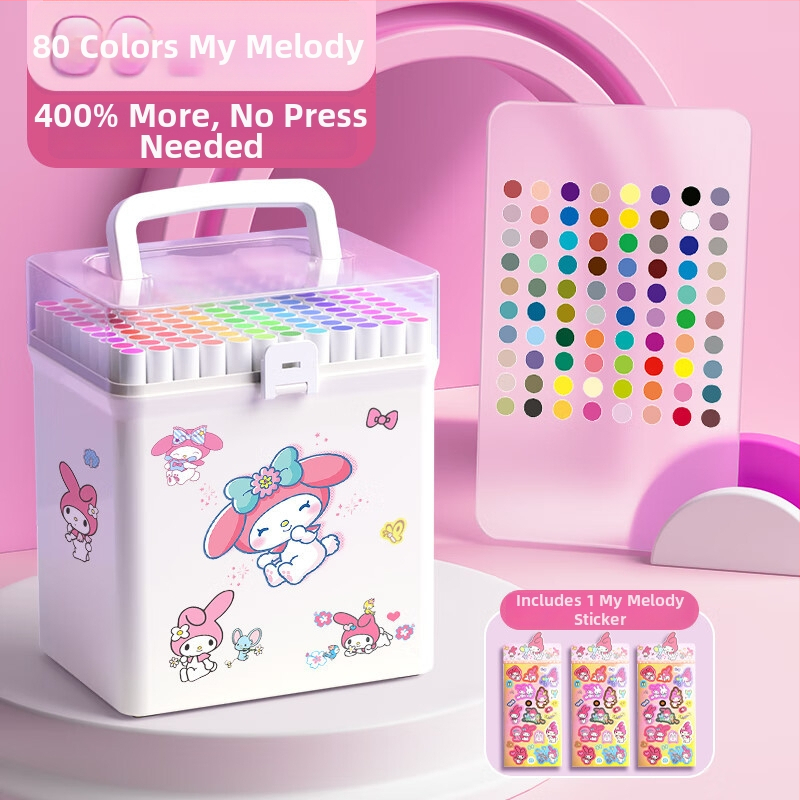 Chalk Time akriliniai markeriai – nepermatomi, sulankstomi, rinkinys pradinėms klasėms