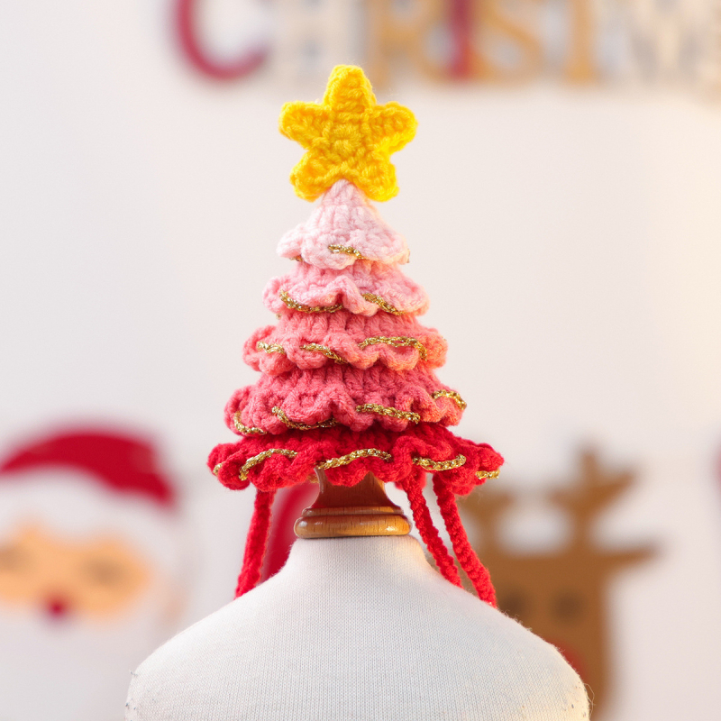 Colecție pălării și bavete pentru câini și pisici — accesorii de Halloween și Crăciun, poliester, uz general, patru sezoane, marcă privată autorizată