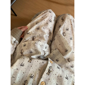 Pijamas, kardigan stil, sladak i simpatičan, tkanina cloud cotton (100% poliester)