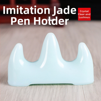 Rašiklio ir šepetėlio laikiklis – modelis bg1, Purple fangzhai; medžiaga: plastikas/bambukas/medis; logotipo spausdinimas prieinamas; personalizavimas prieinamas