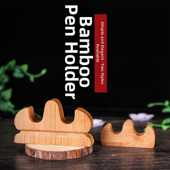 Rašiklio ir šepetėlio laikiklis – modelis bg1, Purple fangzhai; medžiaga: plastikas/bambukas/medis; logotipo spausdinimas prieinamas; personalizavimas prieinamas