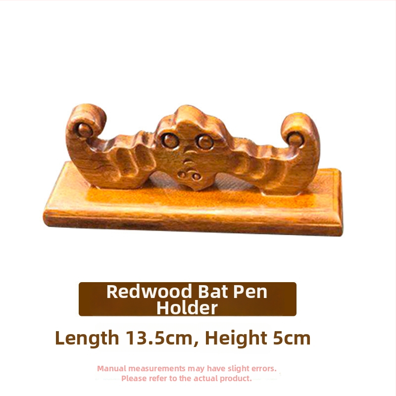 Rašiklio laikiklis kalnų stiliuje – penkių pirštų dizainas, mediena: mahagoni ir katalpa, Weizhuang, modelis Mahogany Pen Mountain