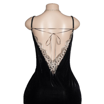 Baršunaste pidžame s camisole stilom, stil kraljice sestre, tanki materijal 121-140 g/m², kućna upotreba, Nine o'clock nap
