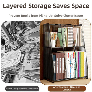 Daugiasluoksnis metalo stalinis organizatorius su knygų klipais; įgaliota privatų prekinio ženklo ženklas; importas: Ne; IP: Ne; dovana: Ne