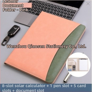 Odinė A4 byla su galingu laikikliu ir plokštės spaudimo mechanizmu, galima spausdinti logotipą