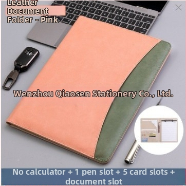 Odinė A4 byla su galingu laikikliu ir plokštės spaudimo mechanizmu, galima spausdinti logotipą