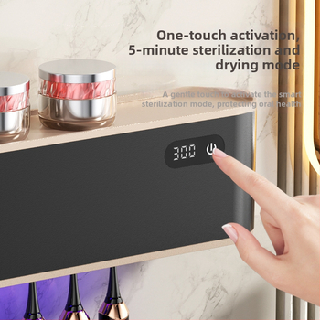 Ra-610 dantų šepetėlių sterilizatorius — UV dezinfekcija, 300 s, USB maitinimas, prisilietimo valdymas