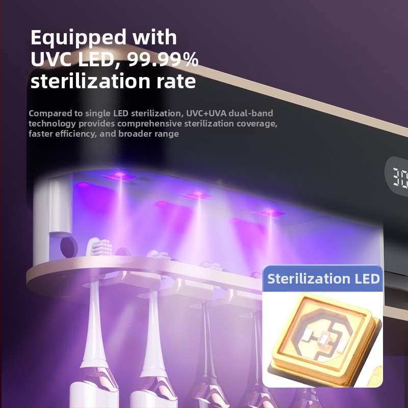 Ra-610 hambaharja sterilisaator — UV desinfitseerimine, 300 s, USB toide, puutetundlik juhtimine