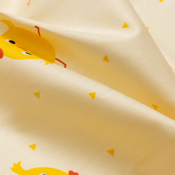 Țesătură de bumbac twill imprimat cu personaje de desene animate pentru lenjerie de pat pentru copii — 100% bumbac, lățime 160 cm, 110 g/m², fire 40×40, densitate 133×72