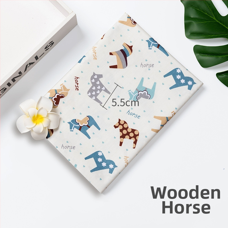 Vaikų spausdinta medvilninė twill audinys patalynės užvalkalams — 100% medvilnė, plotis 160 cm, 110 g/m², siūlų tankis 40×40, tankis 133×72