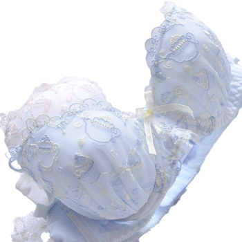 Podprsenkový set s 3/4 košíčkami, tenké formované košíčky, odnímateľné dvojité ramienka, zadné zapínanie na tri rady