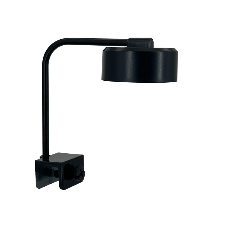 LED akvariumo lemputė vandens augalams, USB maitinimas, 8W, medžiaga: ABS + metalo alkūnė