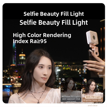 Mini LED vyplňujúce svetlo pre mobilný telefón – model S8r, prenosné fotografické osvetlenie s integrovanou batériou, ručné použitie, 5V, pod 10W