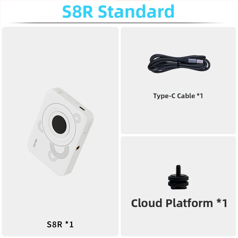 Mini LED vyplňujúce svetlo pre mobilný telefón – model S8r, prenosné fotografické osvetlenie s integrovanou batériou, ručné použitie, 5V, pod 10W