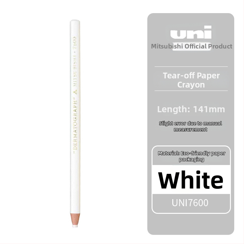 Mitsubishi 7600 õlidel põhinev kriidipliiats, 0,5 mm otsaga, kirjutamiseks filmile/nahale/klaasile/metallile