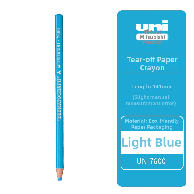Mitsubishi 7600 õlidel põhinev kriidipliiats, 0,5 mm otsaga, kirjutamiseks filmile/nahale/klaasile/metallile