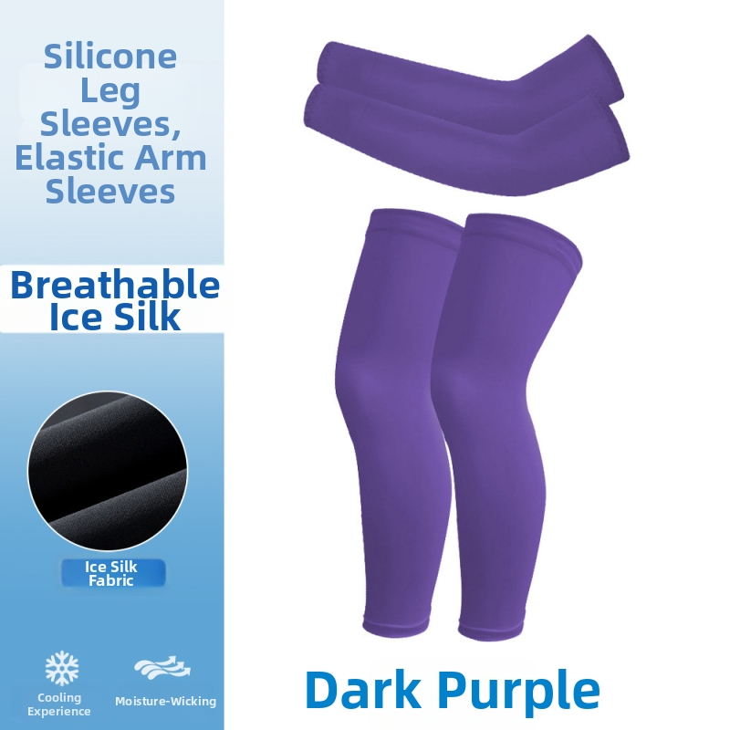 Dviračių apsauginių rankovių ir kojų komplektas, kvėpuojantis, UV apsauga, elastinis, universalus vaikams