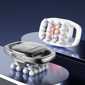 Perkusijski masažni pištolj s 6+ glavama, četkasti motor, ugrađena baterija 1200–2000 mAh, trajanje rada 1–3 h, LCD zaslon