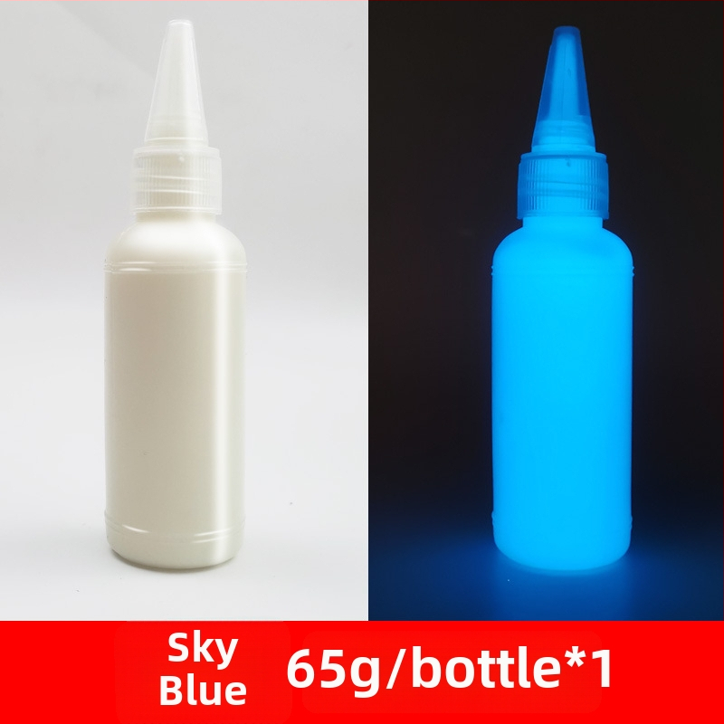 Luminozāka akrila krāsa, 60 ml, ūdens bāzes, spīd tumā, piemērota sienu un studijas gleznošanai