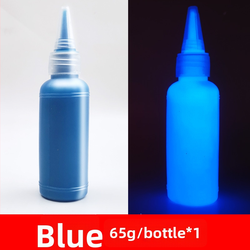 Luminozāka akrila krāsa, 60 ml, ūdens bāzes, spīd tumā, piemērota sienu un studijas gleznošanai