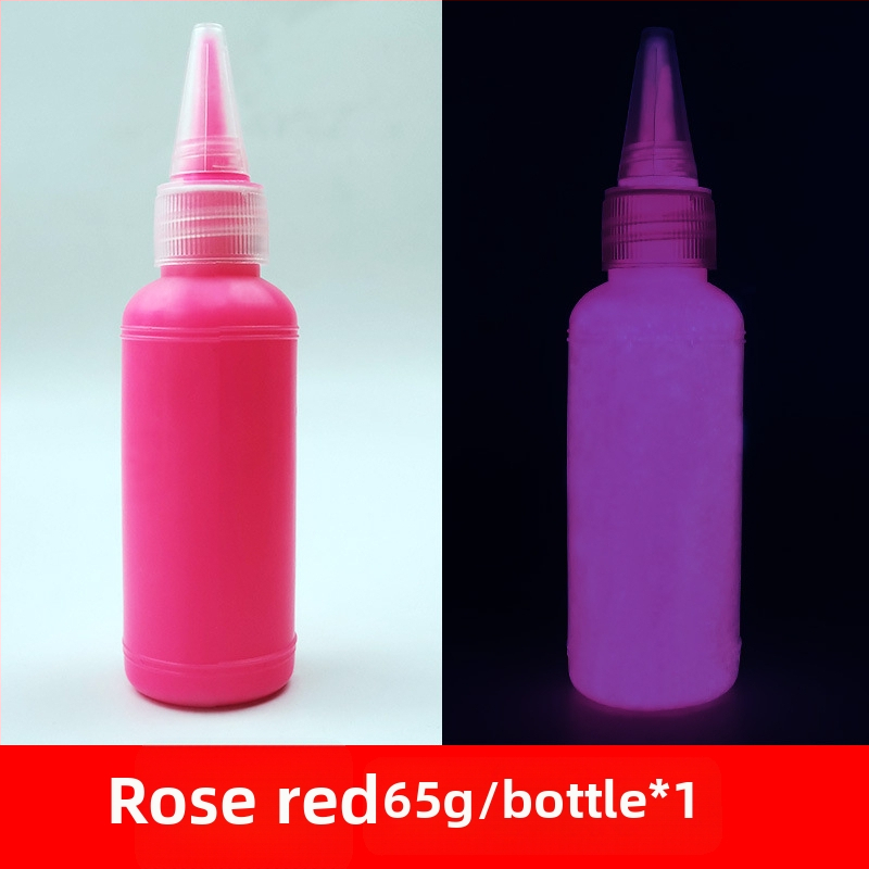 Luminozāka akrila krāsa, 60 ml, ūdens bāzes, spīd tumā, piemērota sienu un studijas gleznošanai