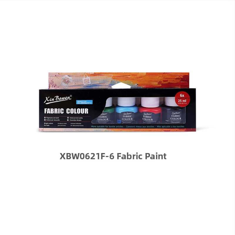 Xin Bowen tapybos pigmentų rinkinys — aliejinės, akrilinės, akvarelės ir gouache dažai; dėžutėje; talpa 25 ml; skirtas tapybai.