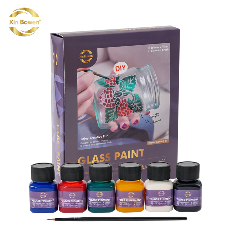 Xin Bowen tapybos pigmentų rinkinys — aliejinės, akrilinės, akvarelės ir gouache dažai; dėžutėje; talpa 25 ml; skirtas tapybai.