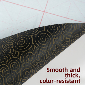 Rinkinys kaligrafijai su vandens rašymo audiniu, šepetėliu, Oxford audinys, imitacinis ryžių popierius ir ryžių tinklo lapai