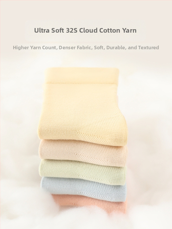 Detské bezšvové ponožky z 96,4% bavlny, stredná dĺžka návleku, priedušné, unisex