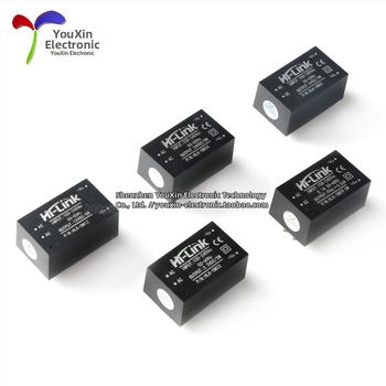 HLK-5M03 AC-DC maitinimo modulis, įėjimas 220V, išėjimai 3.3/5/9/12/24V