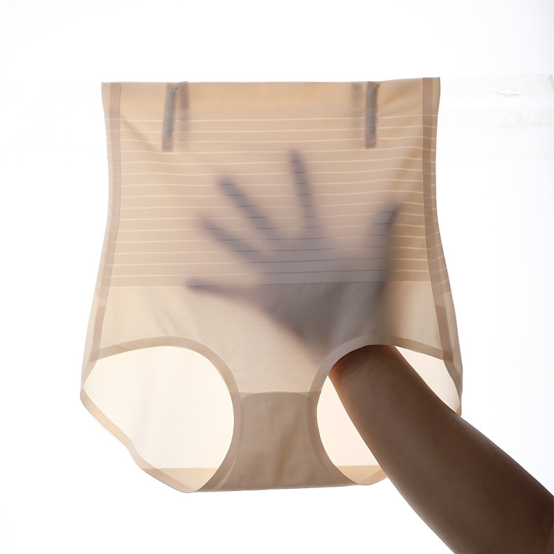 Kõrge taljega vormiv alus naistele, kõhu toetus ja puusade tõstmine, hingav Ice Silk kootud materjal, 60% nailon, puuvillane vooder piirkonnas, õmblusteta