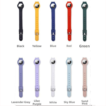 AirTagi silikoonist kaitsekest lemmiklooma kaelarihmale – matt viimistlus, kulumiskindlus, kukkumiskindlus, silikoonmaterjal, kohandamine toetatud