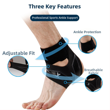 Kulkšnies orthozė krepšiniui – universali čiurnos palaikymo įtvara stabilizacijai ir reabilitacijai (Medžiaga: guma/nylonas/polisteris; Sportas: krepšinis; Apsaugos dalis: čiurna; Kategorija: čiurnos įtvaras)