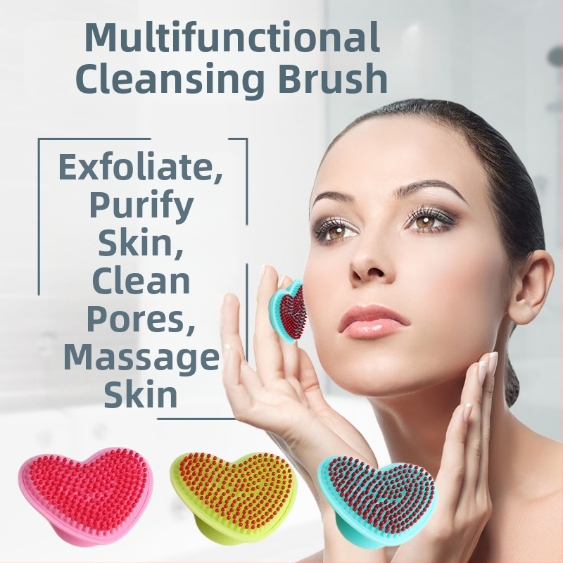 Honglin Käsitsi silikoonist näo puhastusharja – mitte elektriline, sobib kõigile nahatüüpidele, 4-aastane säilivusaeg