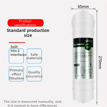 Vandens valymo ultrafiltracijos filtravimo elementas, PP medžiaga, modelis JQ-LX001, filtruoja smėlį ir daleles, filtravimo tikslumas 0,01